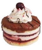 Round Cherry Cake